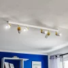 Luminex Loftlamper|Spotlights > Loftspot Rondo hvid/guld 6 lyskilder