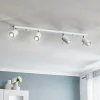 SOLLUX LIGHTING Loftlamper > Loftspot Round, hvid, 4 lyskilder lineær