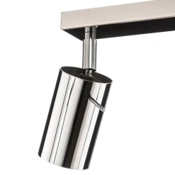 SOLLUX LIGHTING Loftlamper|Spotlights > Loftspot Round, krom, 4 lyskilder lineær