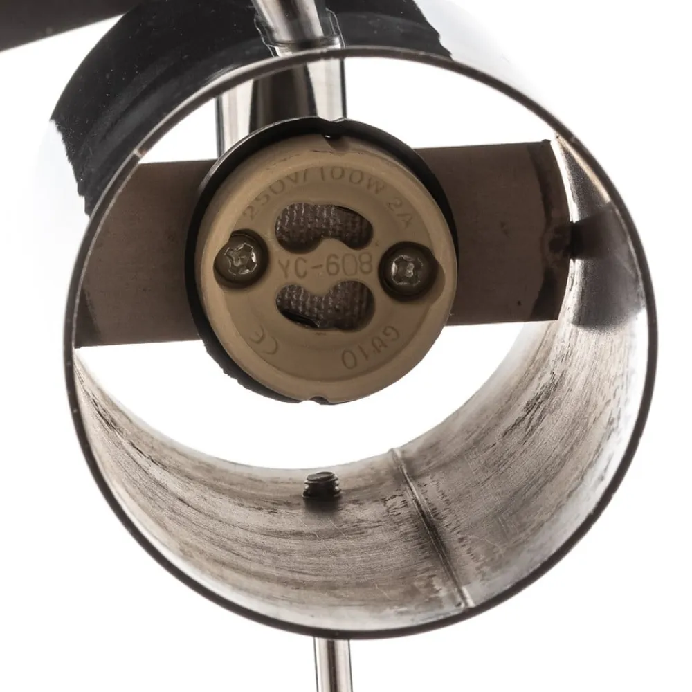 SOLLUX LIGHTING Loftlamper|Spotlights > Loftspot Round, krom, 4 lyskilder lineær