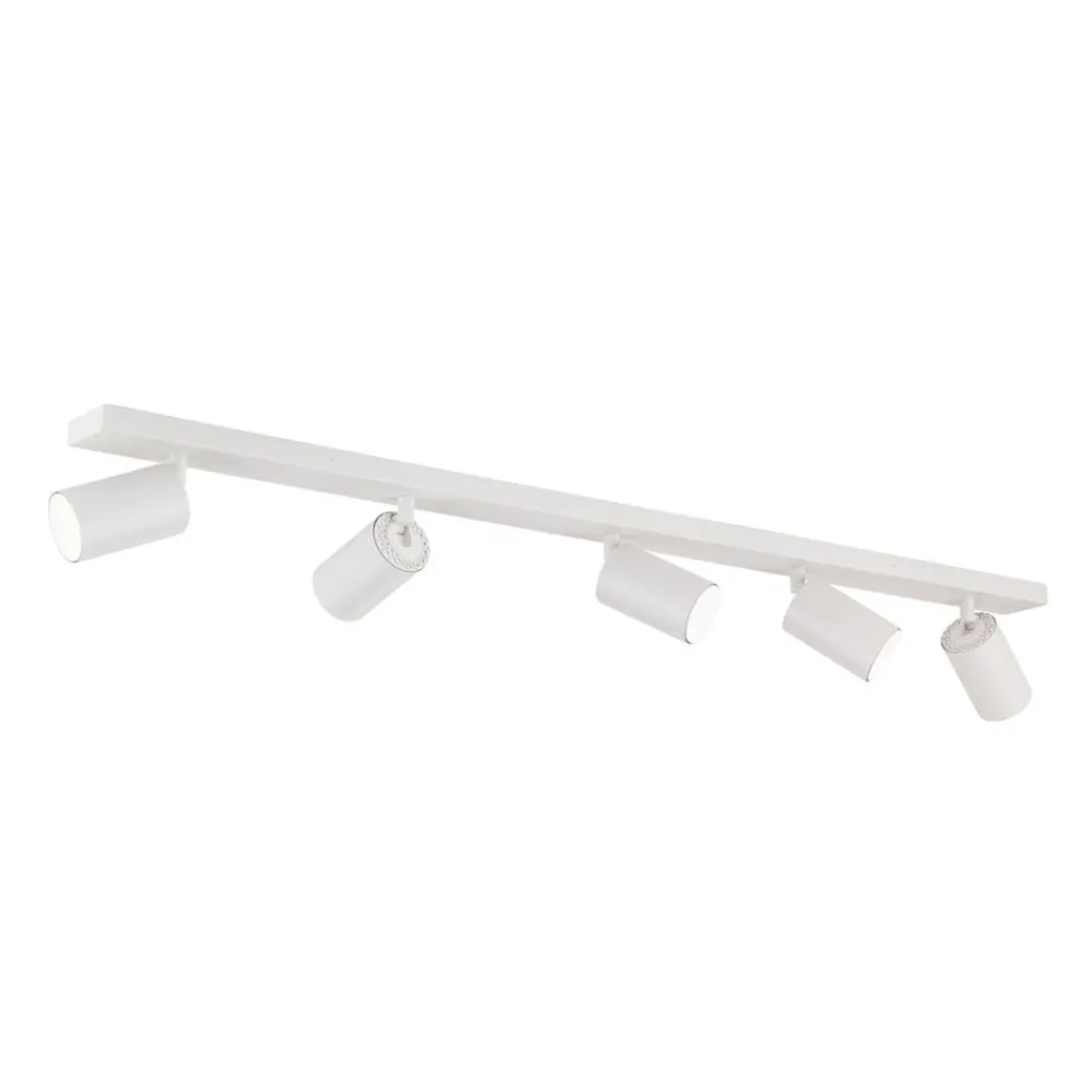 ORION Loftlamper > Loftspot Sean, hvid, 5 lyskilder, aluminium, GU10