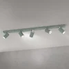 ORION Gang|Loftlamper > Loftspot Sean, lysegrøn, 5 lyskilder, aluminium, GU10