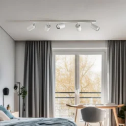 SIGMA Loftlamper|Loftlamper > Loftspot Zoom, 5 lyskilder, hvid