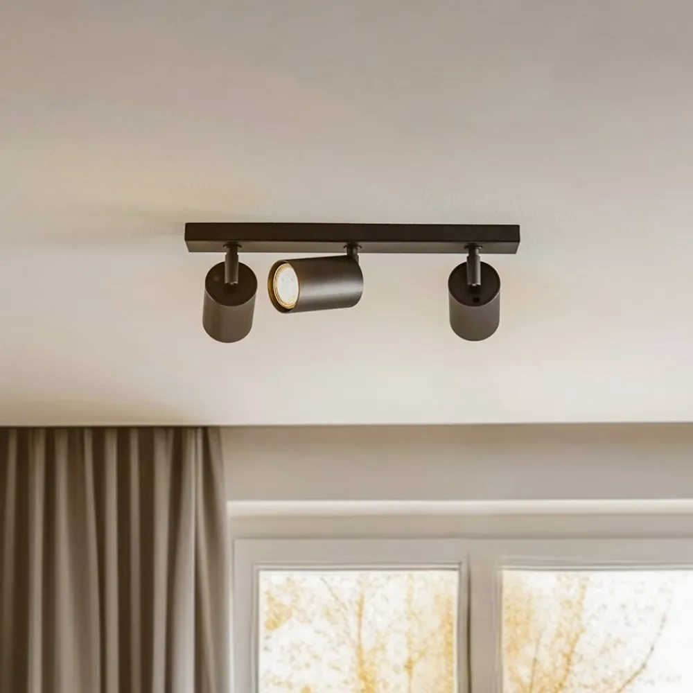 Loftlamper|Loftlamper ^ SIGMA Loftspot Zoom, 3 lyskilder, sort