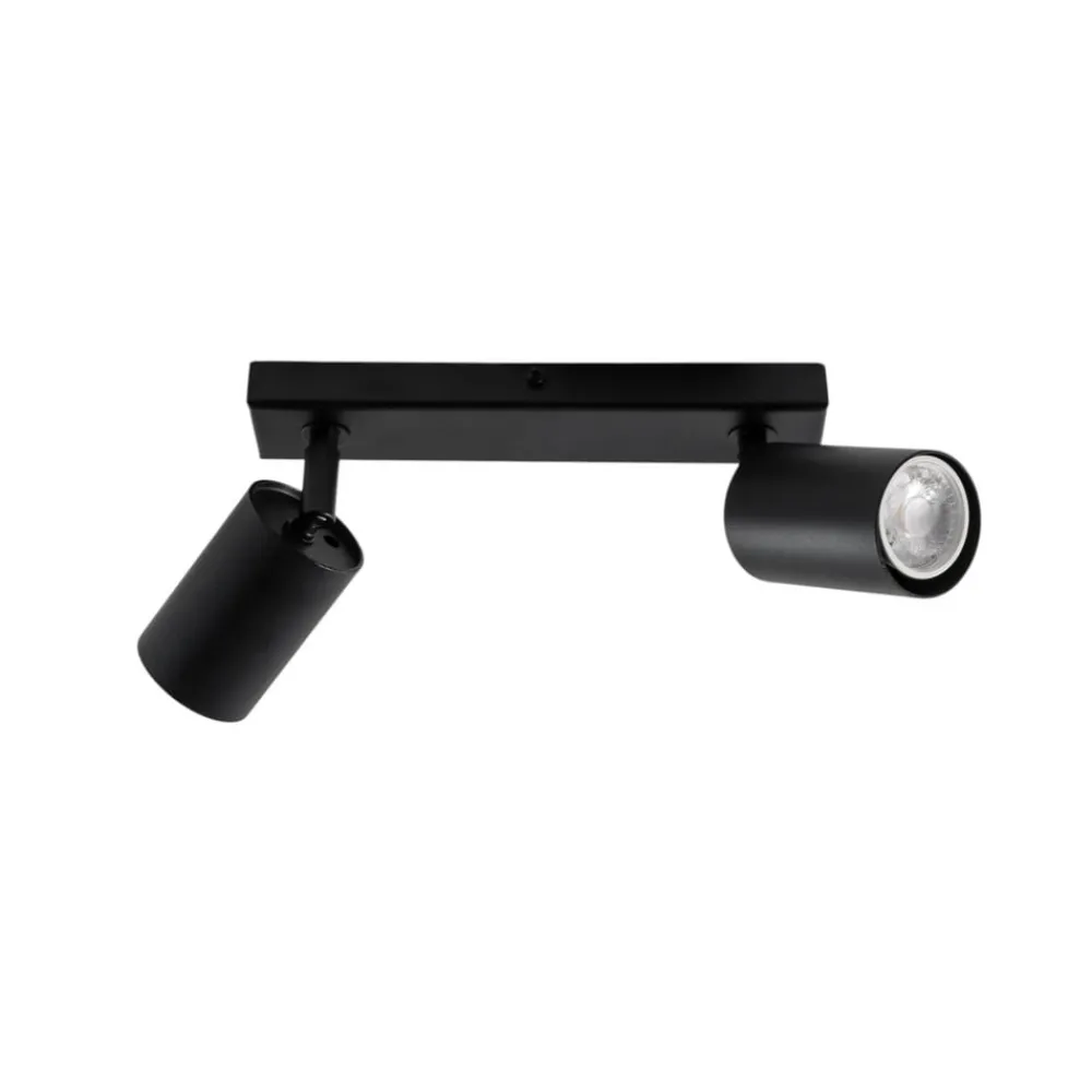 Loftlamper ^ SIGMA Loftspot Zoom, 2 lyskilder, sort