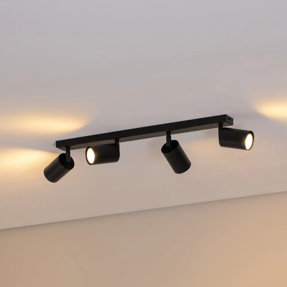 Loftlamper|Loftlamper ^ SIGMA Loftspot Zoom, 4 lyskilder, sort