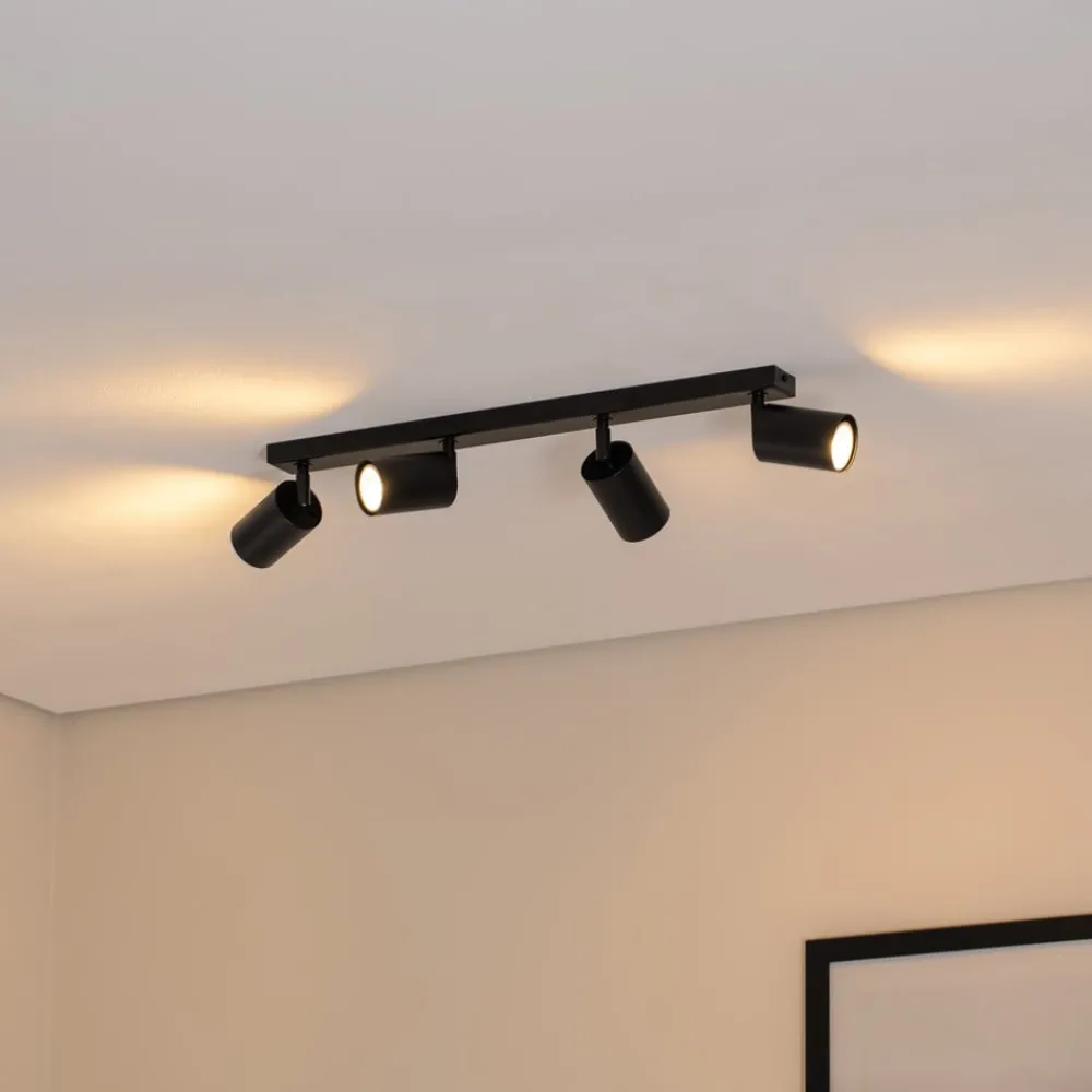 Loftlamper|Loftlamper ^ SIGMA Loftspot Zoom, 4 lyskilder, sort