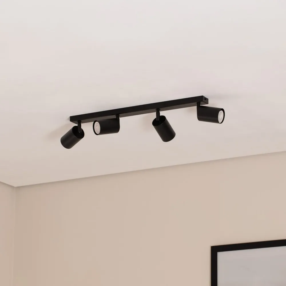 Loftlamper|Loftlamper ^ SIGMA Loftspot Zoom, 4 lyskilder, sort