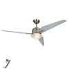 Loftventilatorer ^ CasaFan Loftsventilatoren Eco Aciatos, sølg, 132 cm