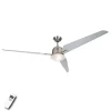 Loftventilatorer ^ CasaFan Loftsventilatoren Eco Aciatos, sølg, 162 cm