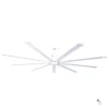 CasaFan Loftventilatorer > Loftventilator Big Smooth Eco 220 cm, hvid
