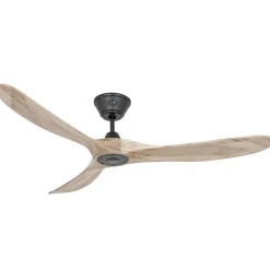 Loftventilatorer ^ CasaFan Loftventilator Eco Genuino 152 sort/lyst træ
