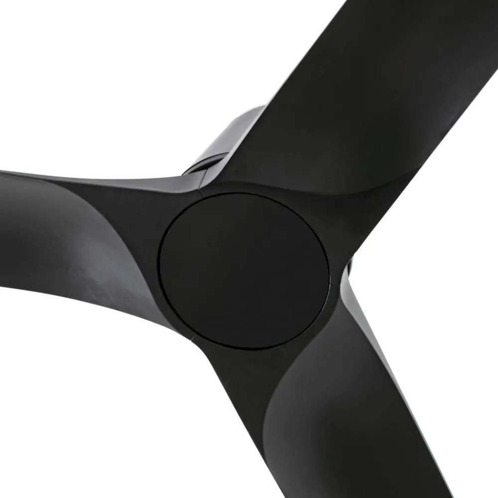 FARO BARCELONA Loftventilatorer > Loftventilator Hey S, sort, DC-motor, støjsvag, Ø 90 cm