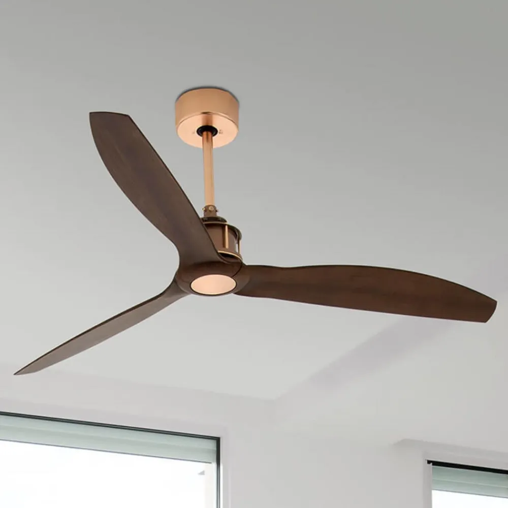 FARO BARCELONA Loftventilatorer > Loftventilator Just Fan kobber valnød