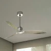Loftventilatorer ^ FARO BARCELONA Loftventilator Just Fan M, krom/transparent
