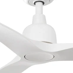 Loftventilatorer ^ FARO BARCELONA Loftventilator Outwood, hvid, DC, støjsvag, Ø 150 cm, IP44