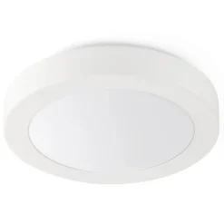 Loftlamper ^ FARO BARCELONA Logos loftlampe til bad, Ø 35 cm, hvid