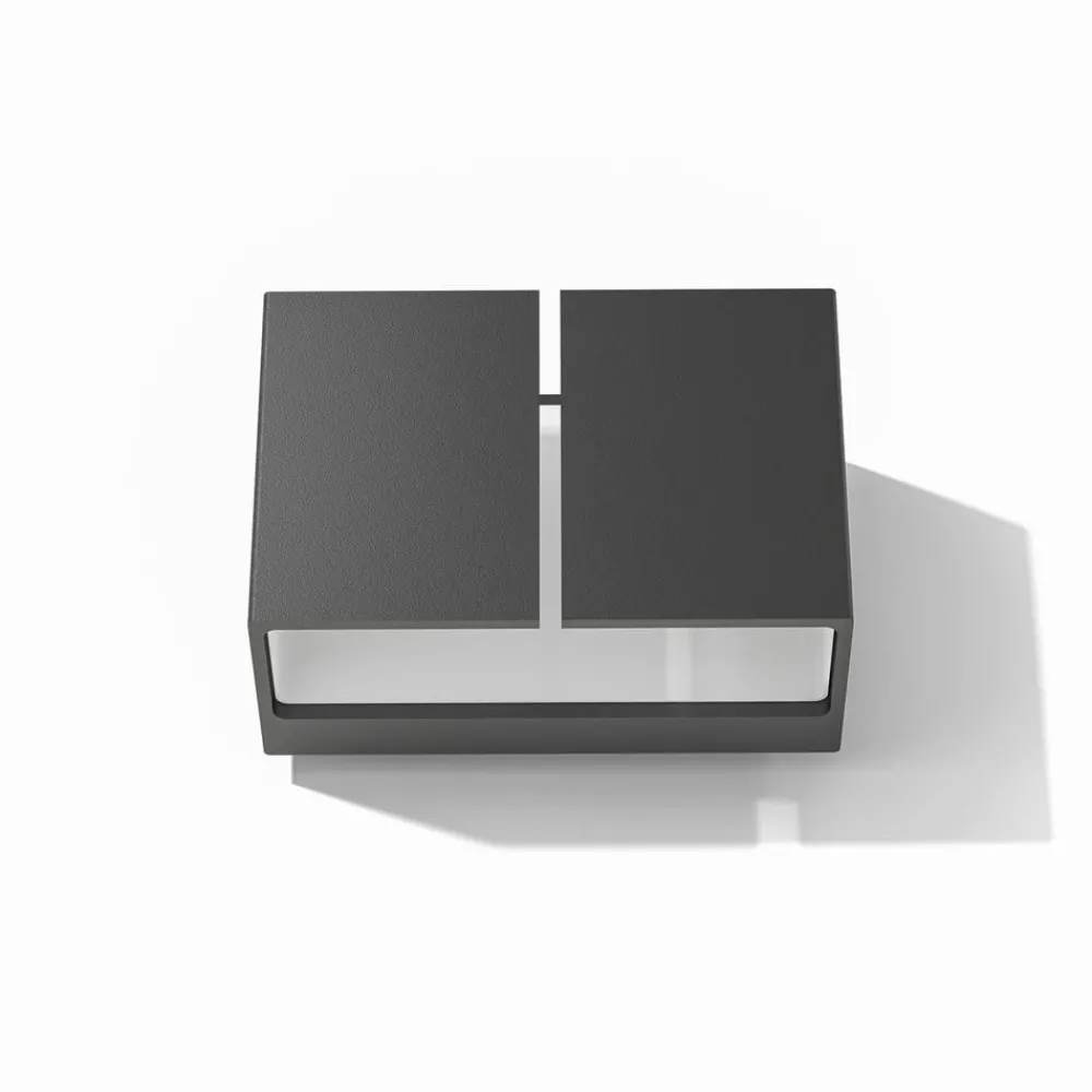 LOOM DESIGN Væglamper > Ask udendørs LED-væglampe op/ned sort