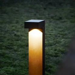 LOOM DESIGN Gadebelysning > LED-gadelampe Arn, corten, højde 70 cm, aluminium