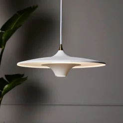 LOOM DESIGN Pendellamper > LED-hængelampe Moja, Ø 35 cm, hvid