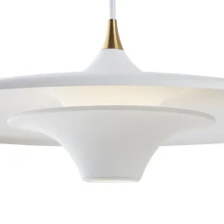LOOM DESIGN Pendellamper > LED-hængelampe Moja, Ø 35 cm, hvid