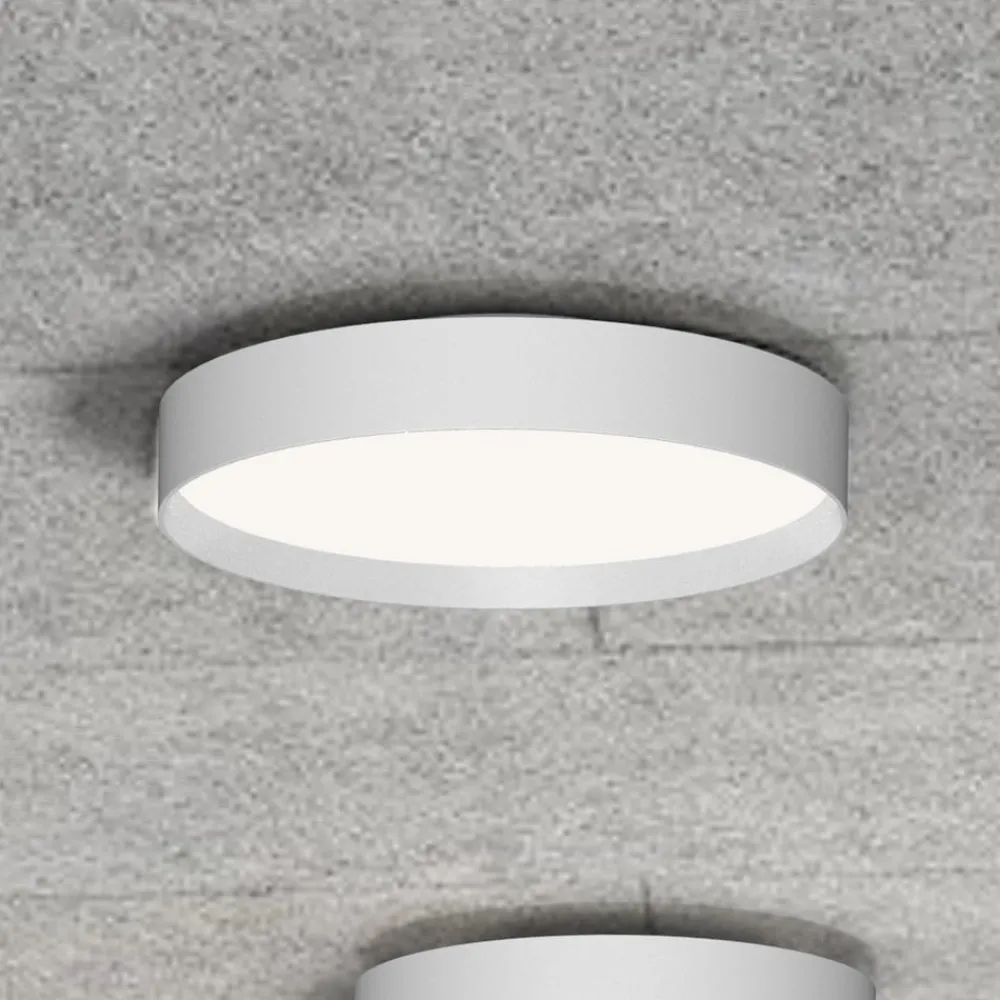 LOOM DESIGN Loftlamper > LED-loftlampe Lucia, hvid, Ø 45 cm aluminium