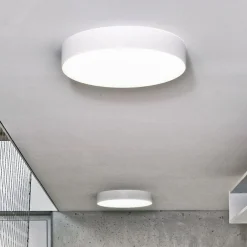 LOOM DESIGN Loftlamper > LED-loftlampe Lucia, hvid, Ø 45 cm aluminium