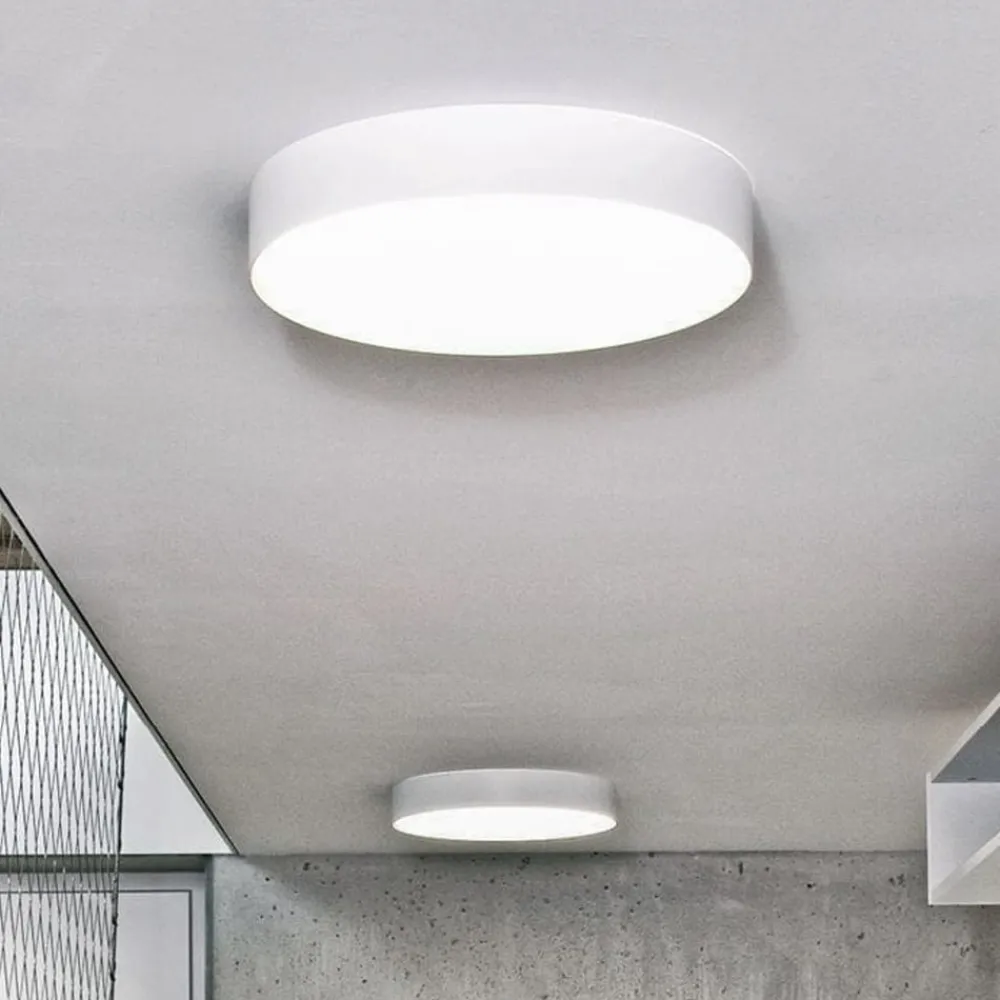 LOOM DESIGN Loftlamper > LED-loftlampe Lucia, hvid, Ø 45 cm aluminium