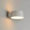 Væglamper ^ LOOM DESIGN LED-væglampe Cookie, hvid, aluminium, Ø 15 cm