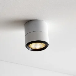 Loftlamper ^ LOOM DESIGN Ray LED-loftspot Ø9,3cm 13W hvid