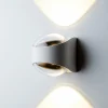 LOOM DESIGN Terrassebelysning > Saga udendørs LED-væglampe op/ned hvid