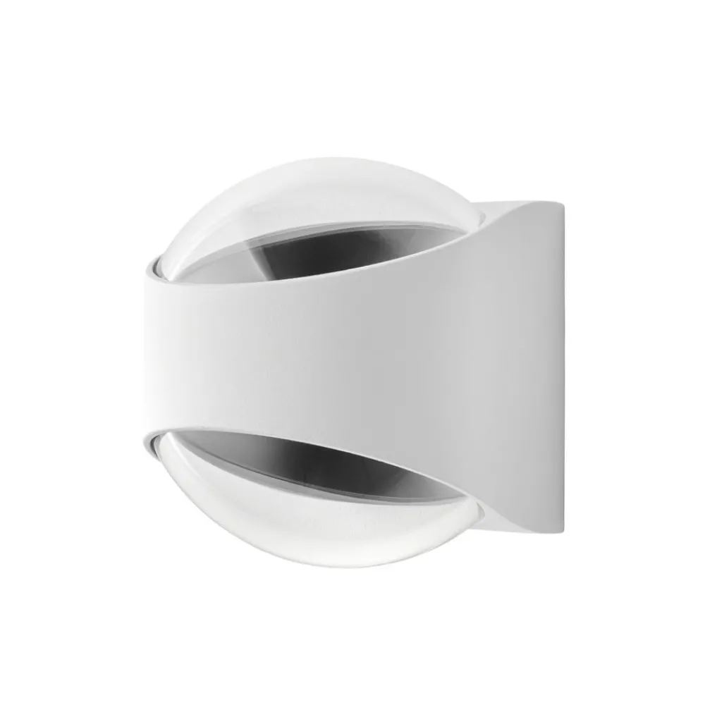 LOOM DESIGN Terrassebelysning > Saga udendørs LED-væglampe op/ned hvid