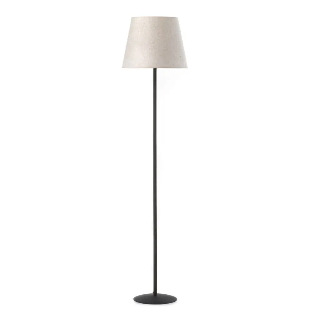 ONLI Gulvlamper|Gulvlamper > Loris gulvlampe, sort, sandbeige skærm