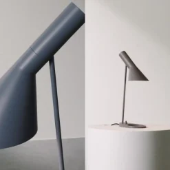 Gulvlamper|Gulvlamper ^ Louis Poulsen AJ design gulvlampe lys gul