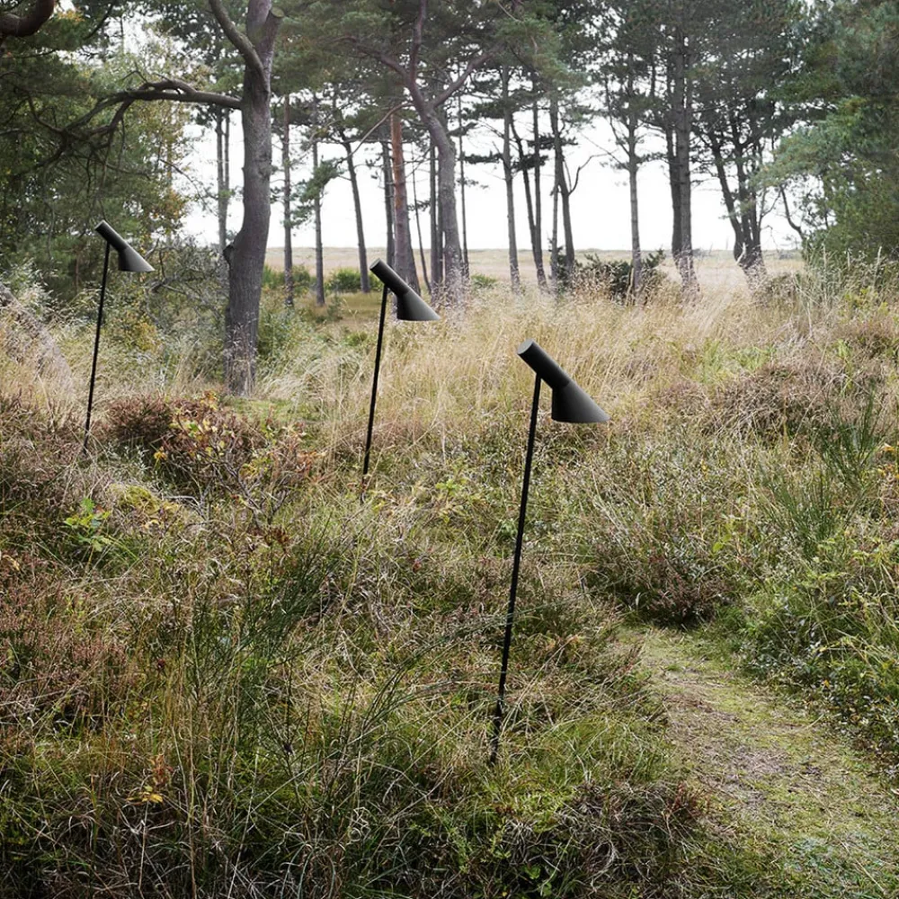Gadebelysning ^ Louis Poulsen AJ Garden, højde 95cm, bundplade 830