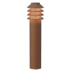 Sokkellamper ^ Louis Poulsen Bysted Garden, 53 cm, fodplade, corten, 927