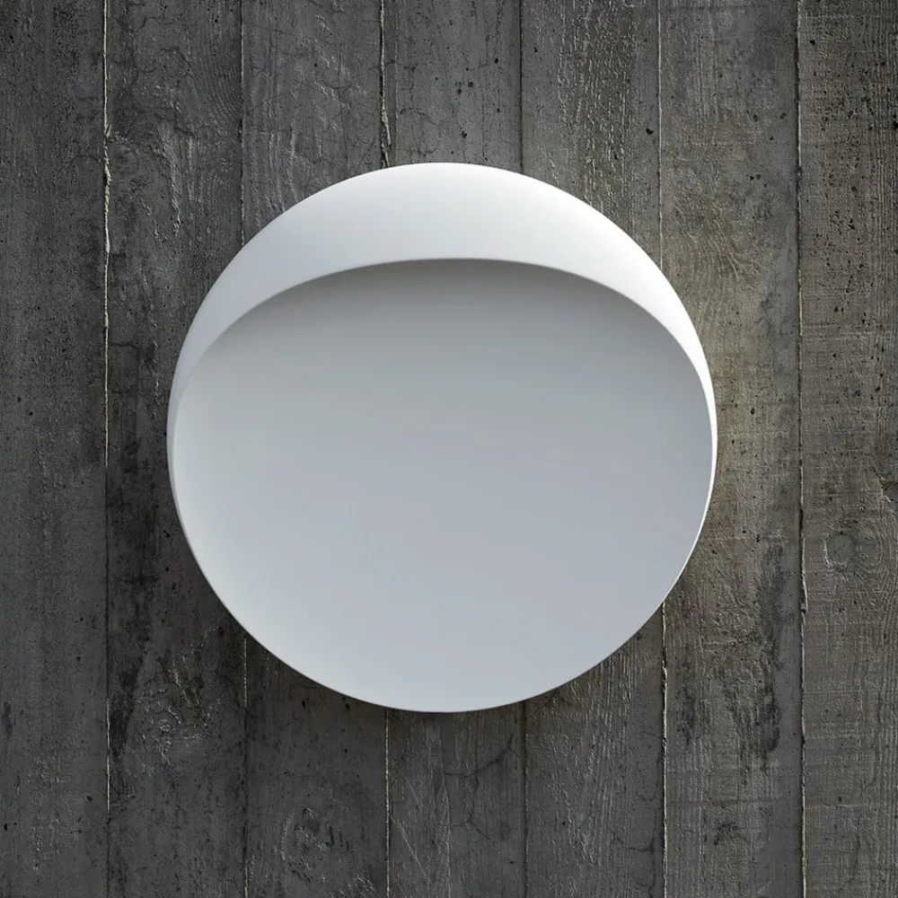 Terrassebelysning|Væglamper ^ Louis Poulsen LED-væglampe Flindt, hvid, 3.000 K, Ø 30 cm