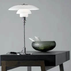 Louis Poulsen Bordlamper > PH 3/2 bordlampe, højglans forkromet