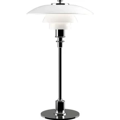 Louis Poulsen Bordlamper > PH 2/1 bordlampe, højglans forkromet