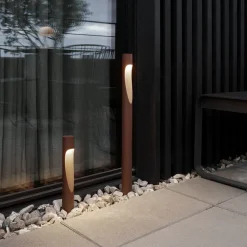 Louis Poulsen Sokkellamper > sokkellampe Flindt 930 corten 35cm base adapter