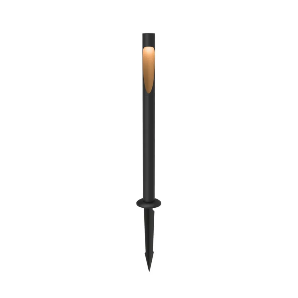 Louis Poulsen Gadebelysning > vejlampe Flindt 840 70 cm sort jordstik 24 V
