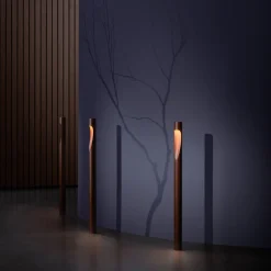 Louis Poulsen Gadebelysning > vejlampe Flindt, 927, corten 70 cm base 24 V