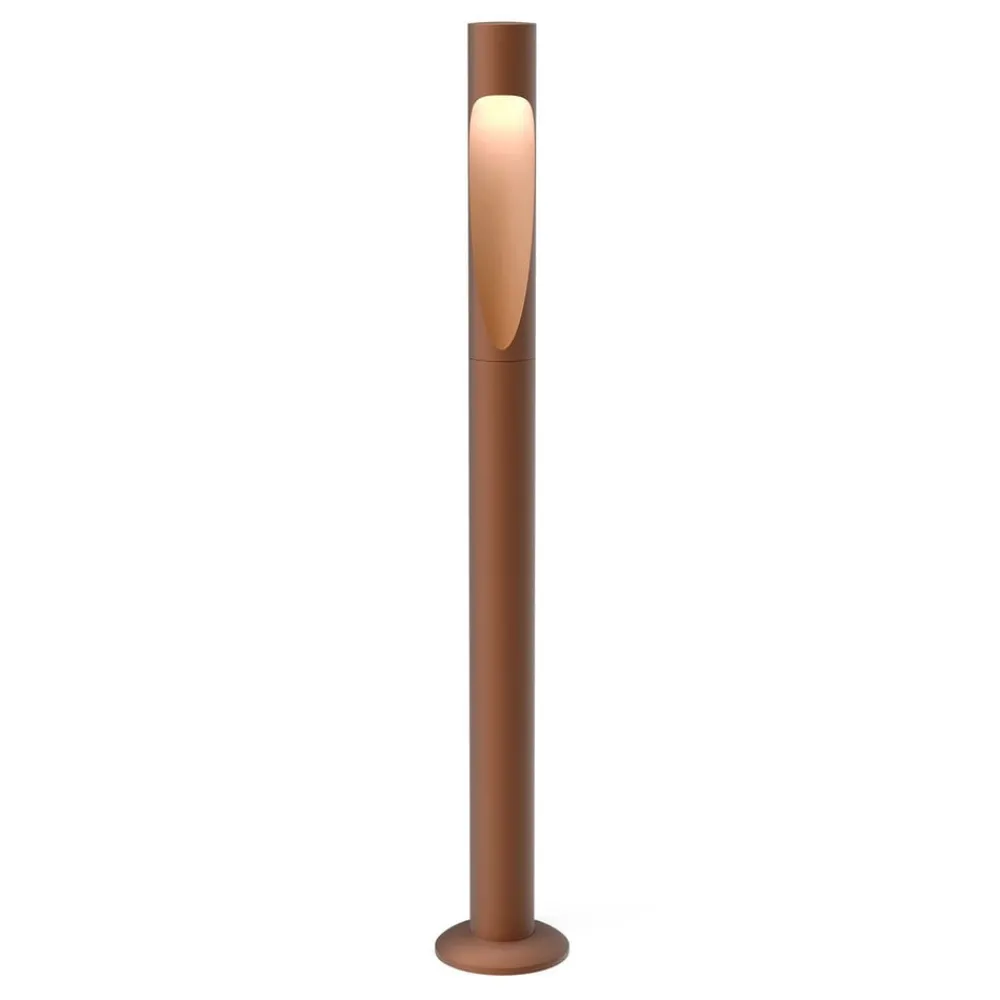Louis Poulsen Gadebelysning > vejlampe Flindt, 927, corten 70 cm base 24 V