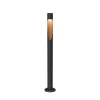 Gadebelysning ^ Louis Poulsen vejlampe Flindt, 930 sort 70 cm fod 24 V