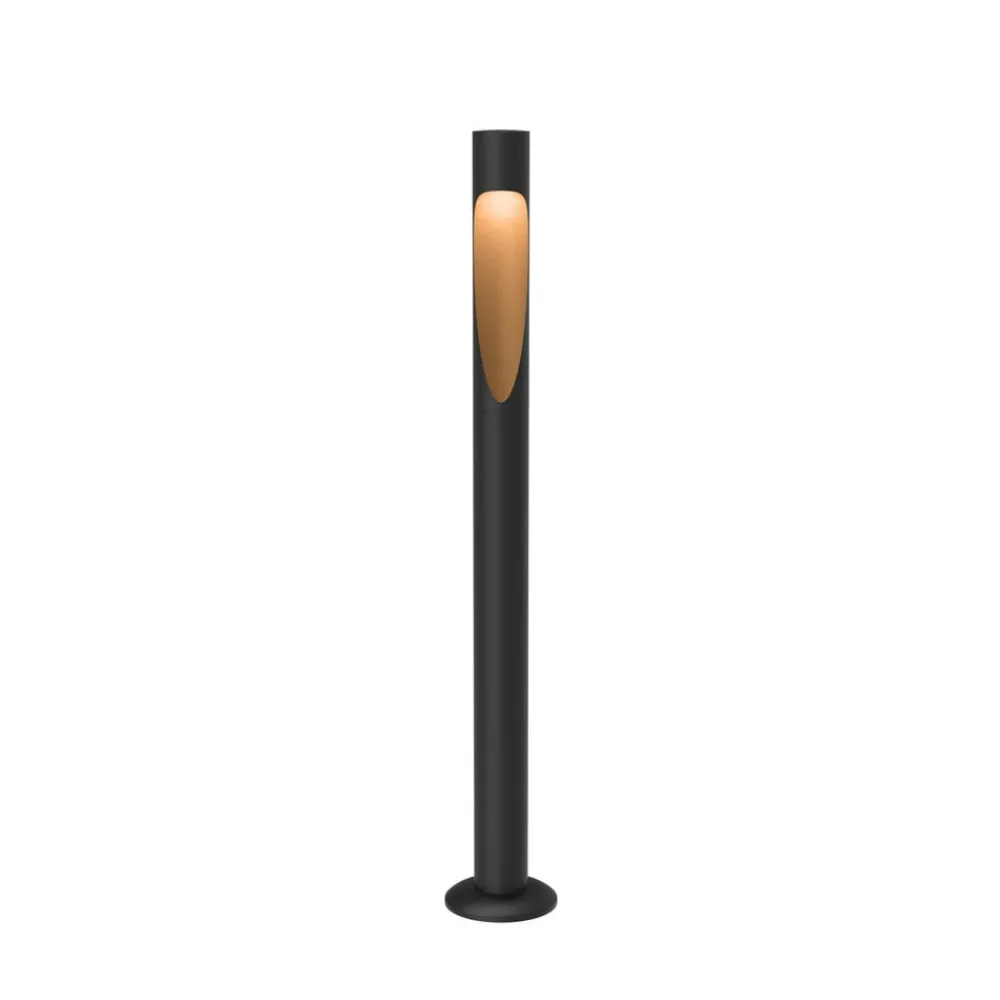 Gadebelysning ^ Louis Poulsen vejlampe Flindt, 930 sort 70 cm fod 24 V