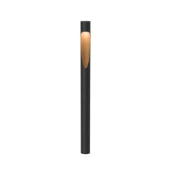 Gadebelysning ^ Louis Poulsen vejlampe Flindt, 930 sort 70 cm fod 24 V
