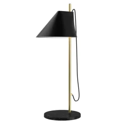 Louis Poulsen Arbejdsrum/Kontor > Yuh Brass marmor-bordlampe, sort