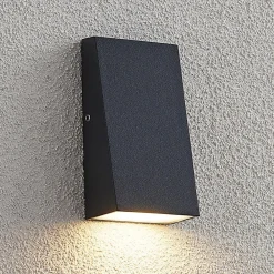 Lucande Væglamper > Adarey udendørs LED-væglampe, IP54