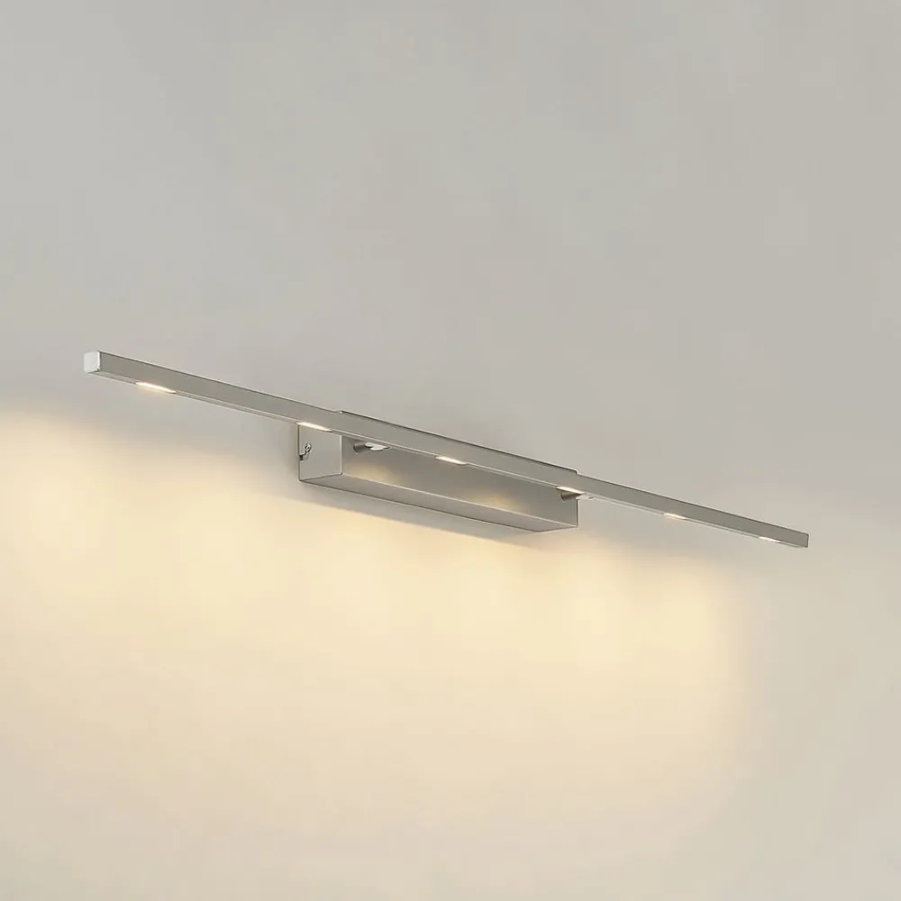 Gang|Væglamper ^ Lucande Alexis LED-gallerilampe 118 cm, mat nikkel