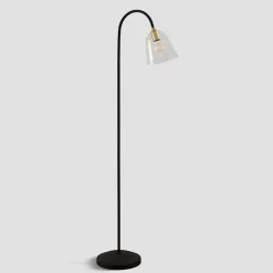 Lucande Gulvlamper|Gulvlamper > Anjita gulvlampe, glasskærm